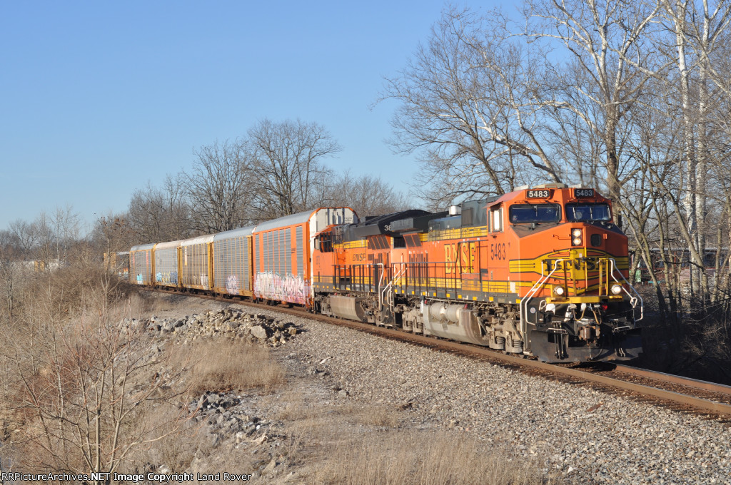 BNSF 5483 East